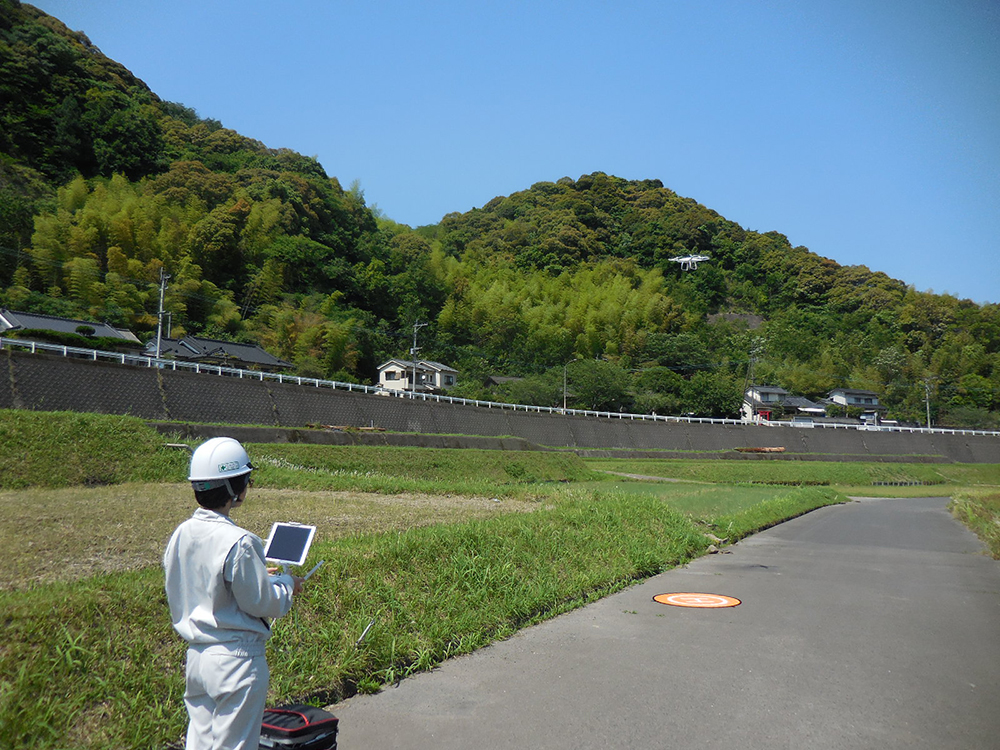 ドローン空撮状況